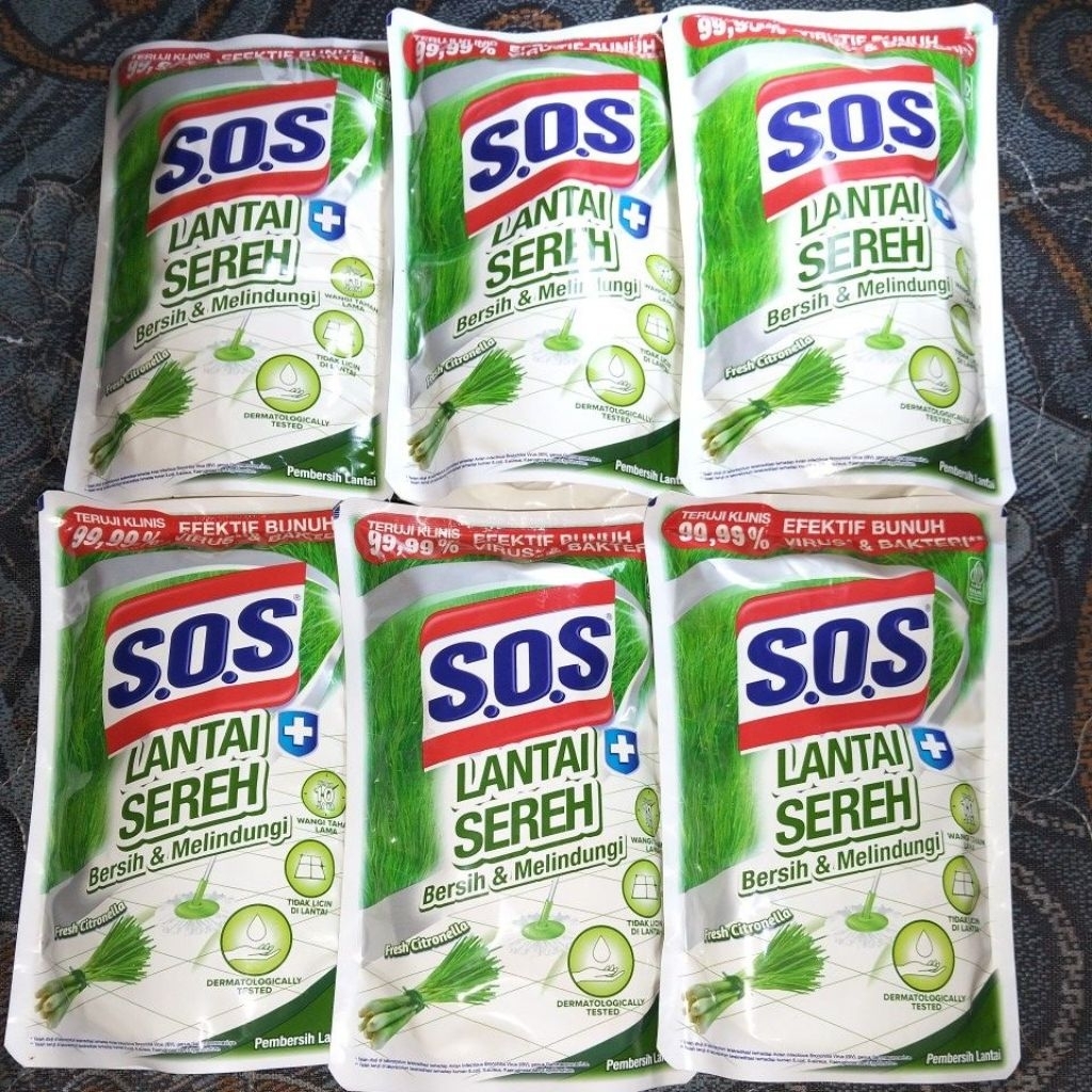SOS Lantai Sereh 675ml