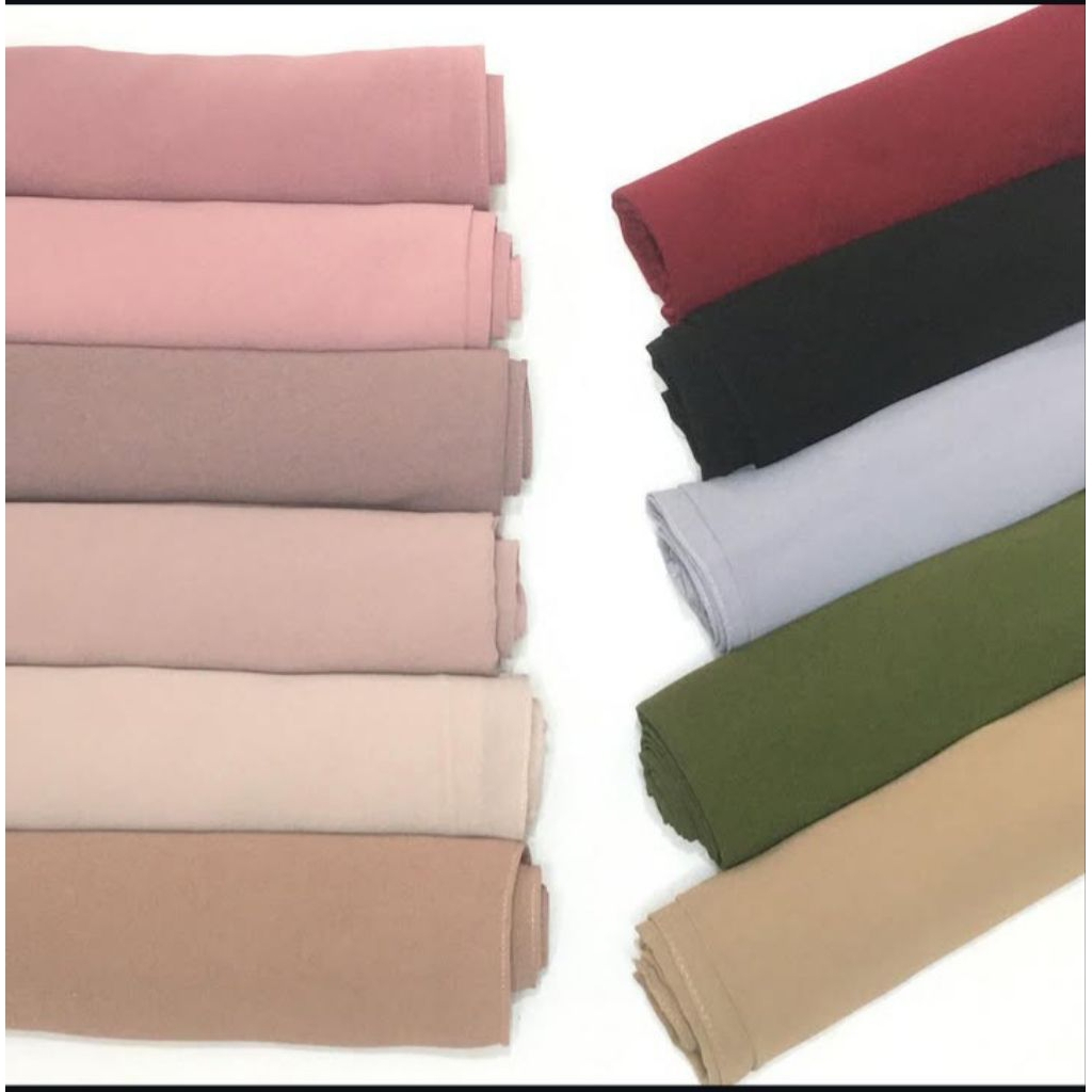 jilbab hijab segi empat azara polos pouch