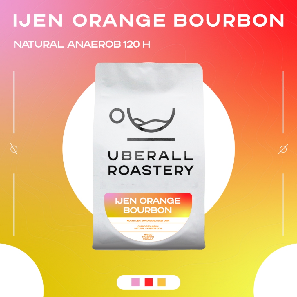 Filter Coffee Ijen Orange Bourbon (Natural Anaerobic 120H) by Uberall Roastery
