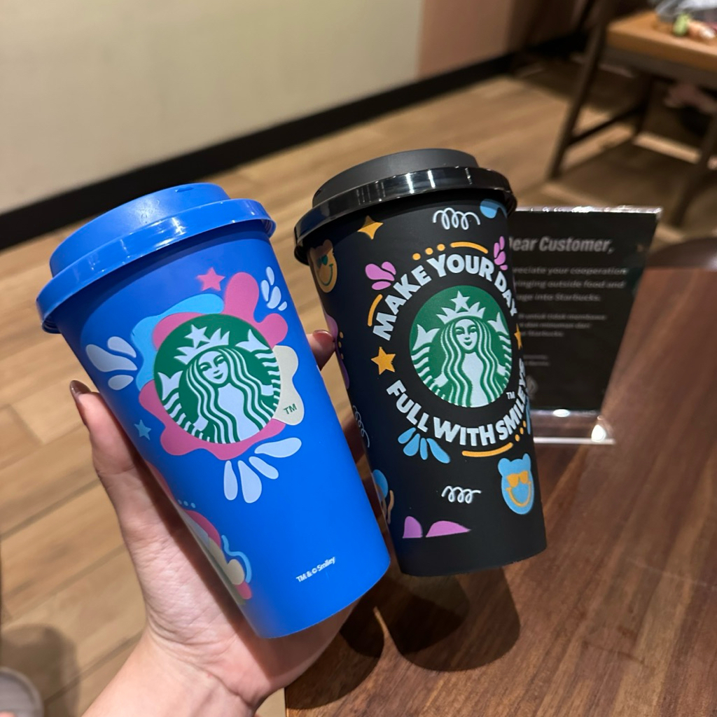 NEW Tumbler Starbucks x SMILEY Reusable Cup 2025 Limited Edition Original Starbucks