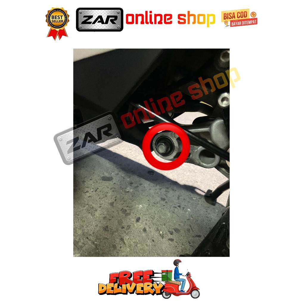 AS MOUNTING KRENGKES KE RANGKA MODEL H-2 BEAT ESP NEW SCOOPY ESP NEW STREET TAHUN 2015 - 2021 CBS HO