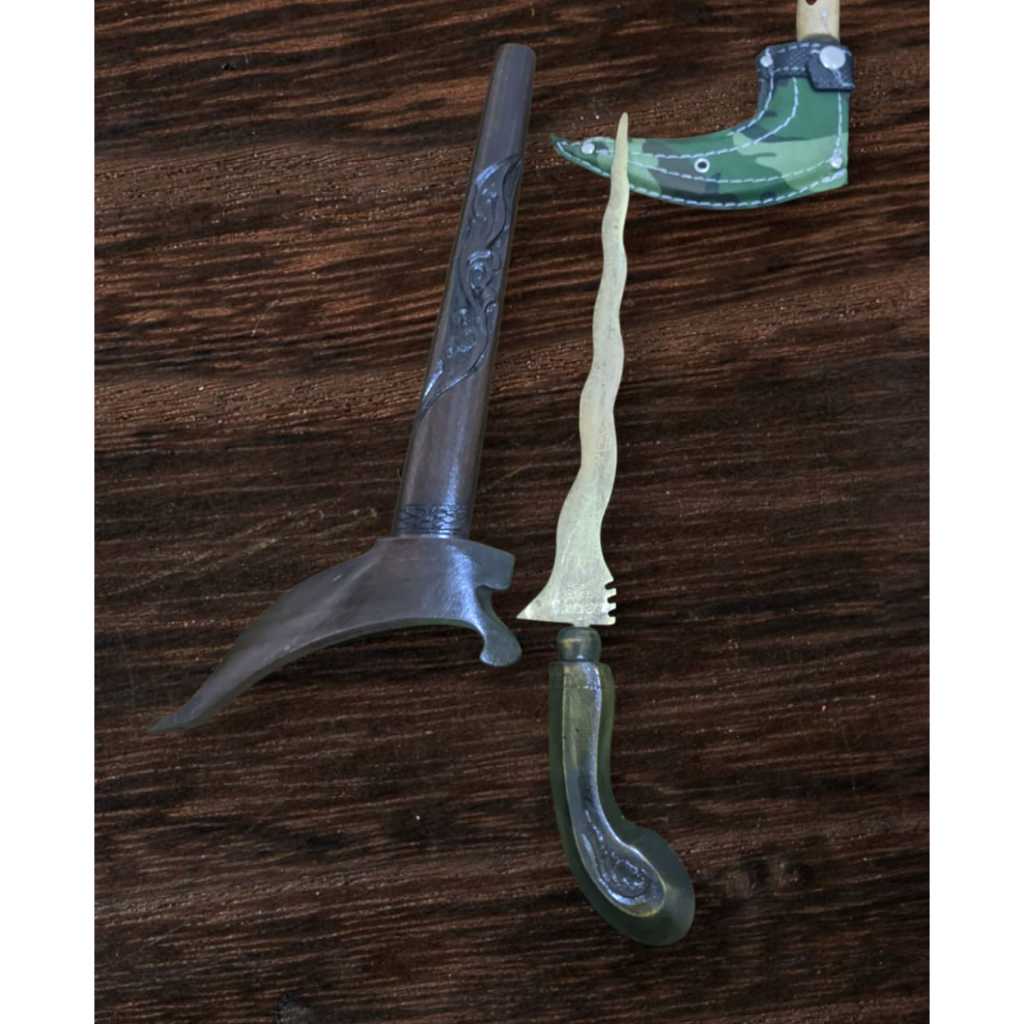 Souvenir Keris Kuningan Kecil Tradisional Nusantata