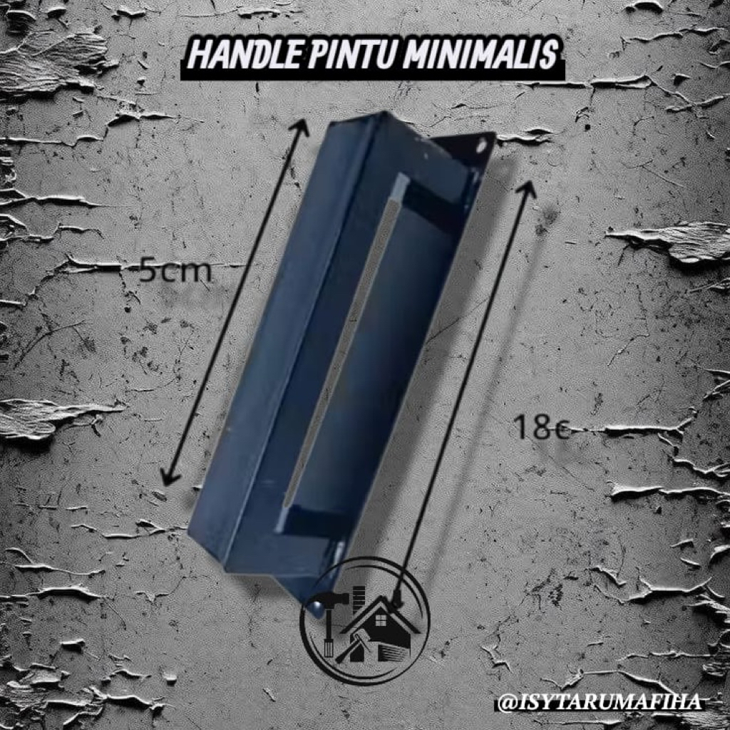 Handle Pintu Industrial Minimalis Besi Garasi Rumah