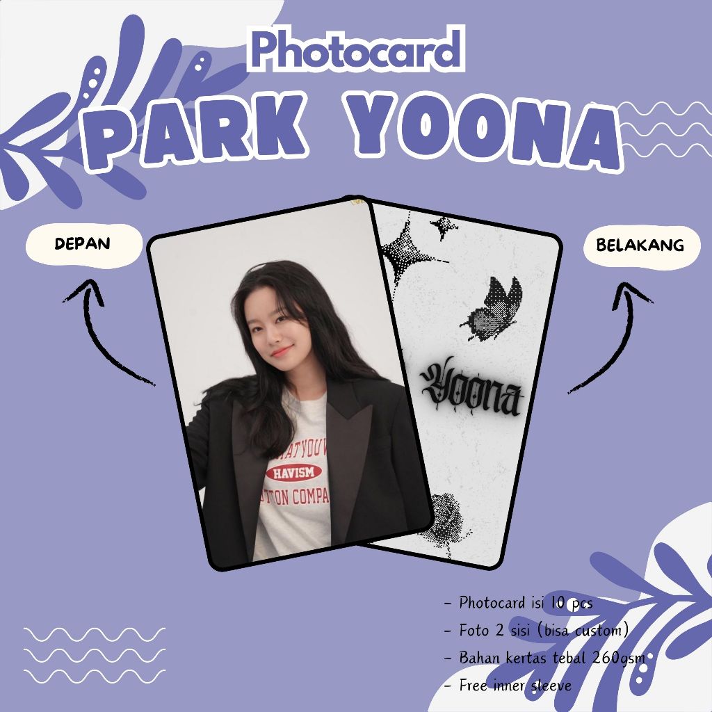 (10 PCS) PHOTOCARD PARK YOONA