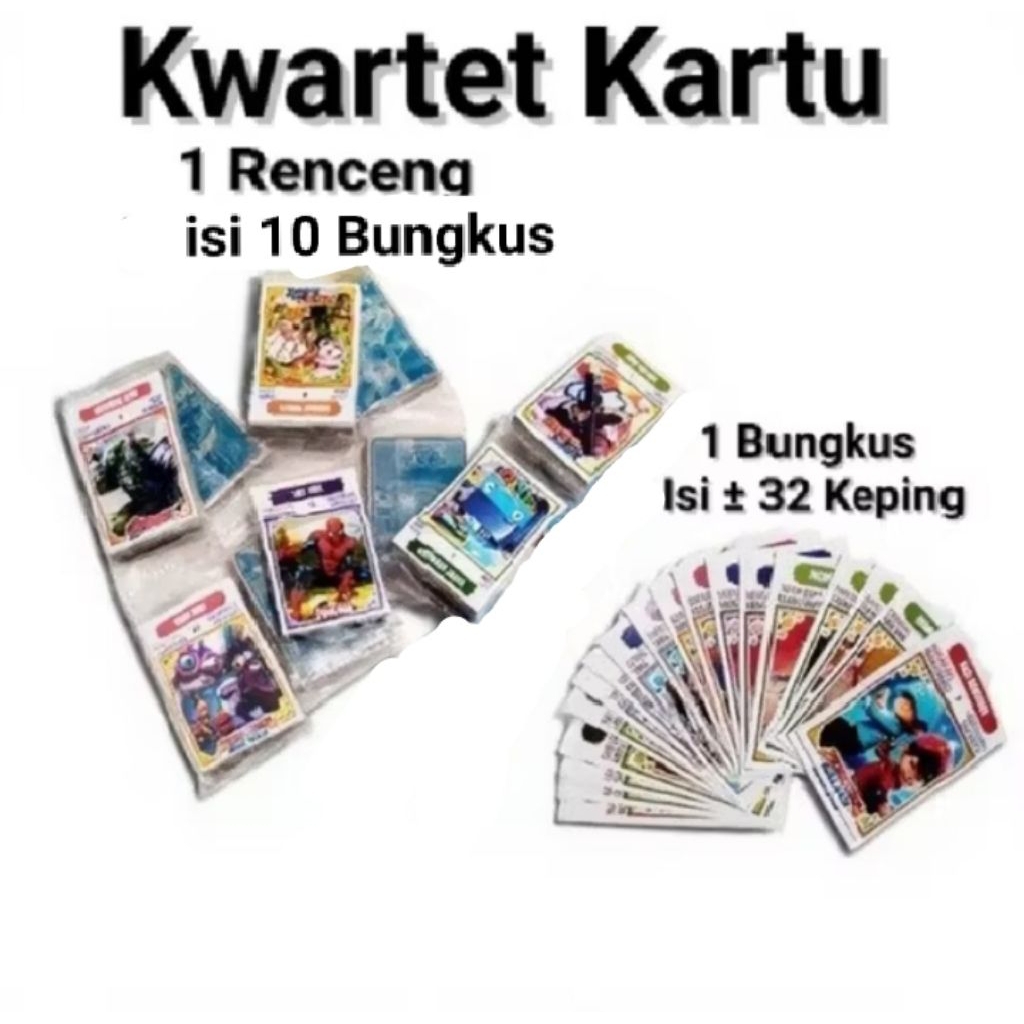 KARTU GAMBARAN KWARTET LOKAL JUMBO GAMBARAN KARTU MAINAN KWARTET MAINAN UMBUL MAINAN JADUL MAINAN KA