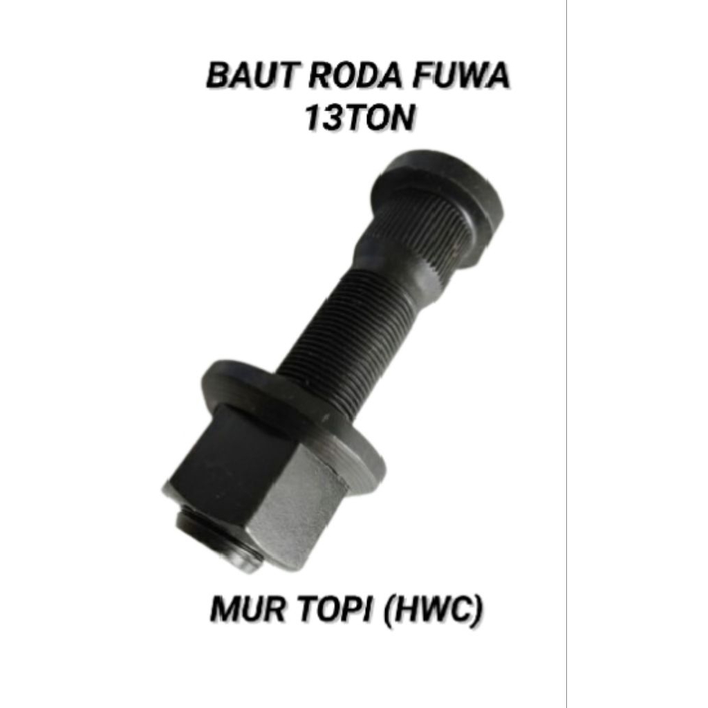 BAUT RODA TRAILER FUWA 13TON LUBANG 10, MUR TOPI (HWC)