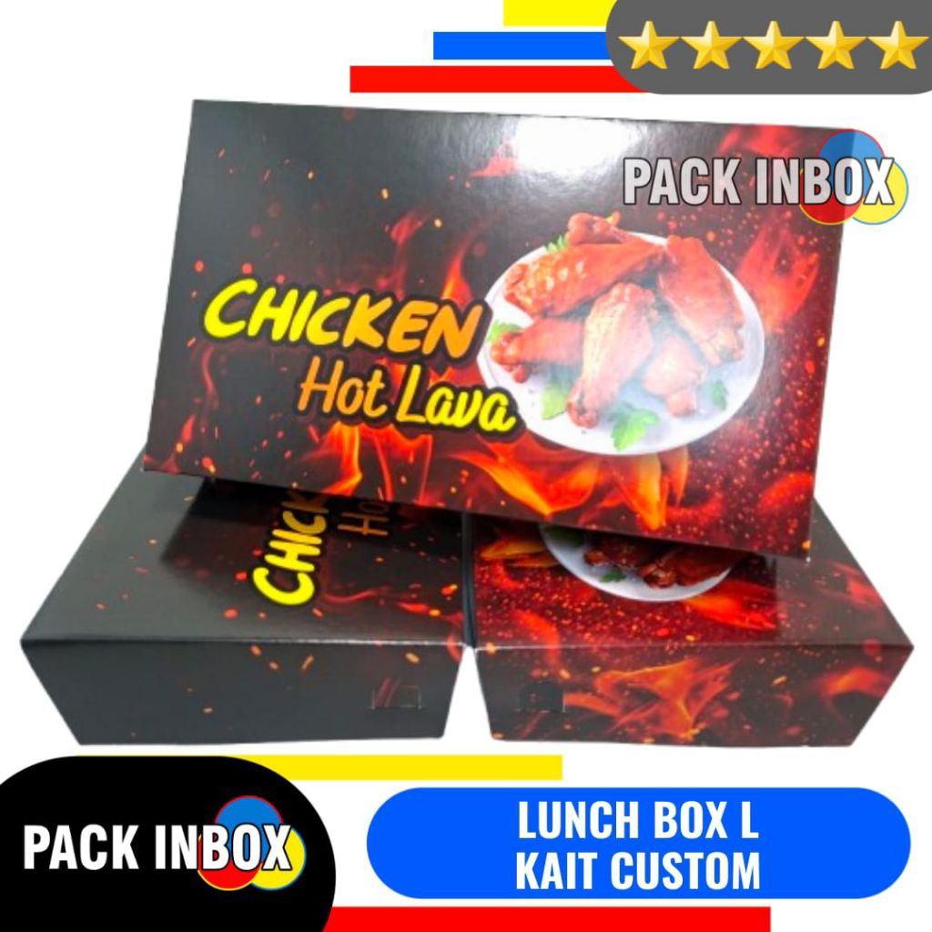 PAPER LUNCH BOX L KAIT CUSTOM LUNCH BOX L CUSTOM DESAIN PAPER LUNCH BOX L CUSTOM