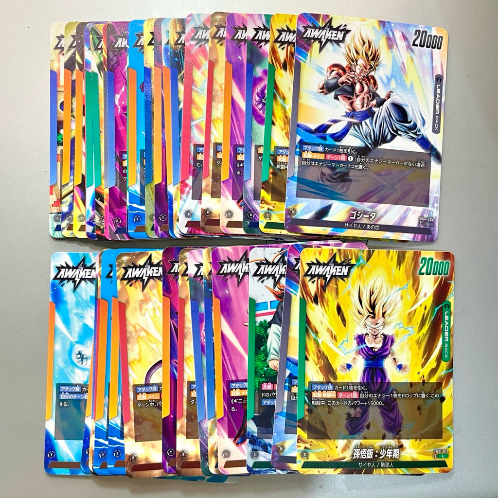 Kartu DragonBall Fusion - Set Leader Lengkap Dapat 39 Kartu
