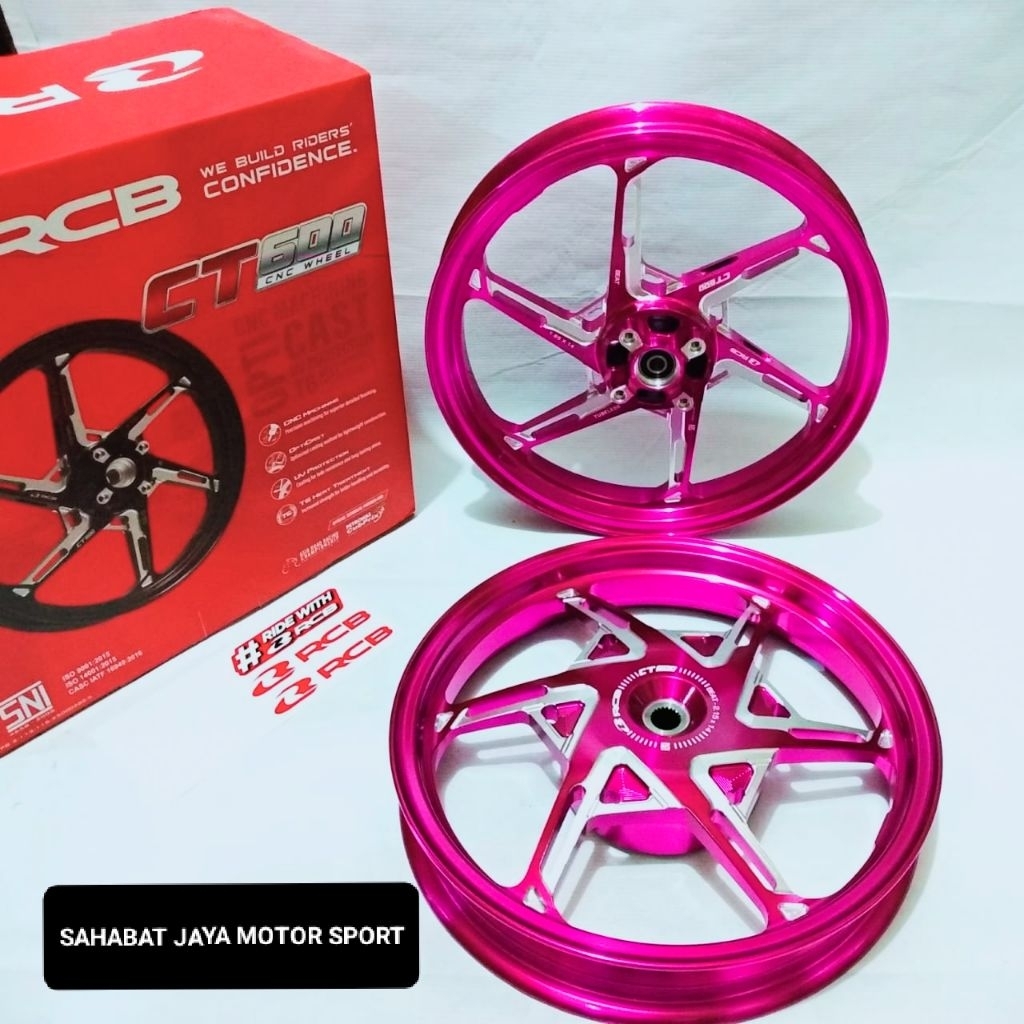 Velg Racing RCB CT600 Ring 14 Beat Karbu Beat Fi Scoopy Karbu Scoopy Fi Vario 110 Karbu Vario 110 Fi