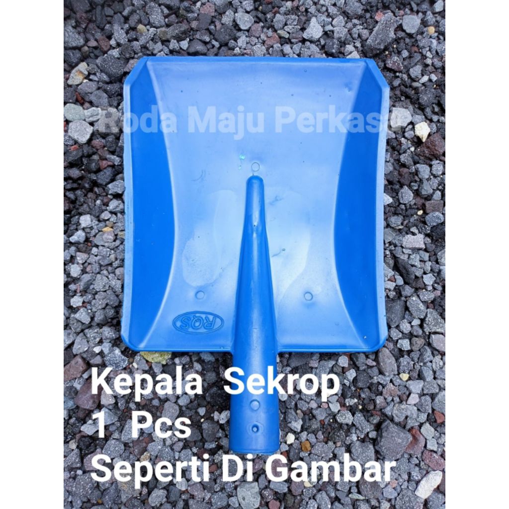 Sekop kepala Pvc plastik, tanpa gagang