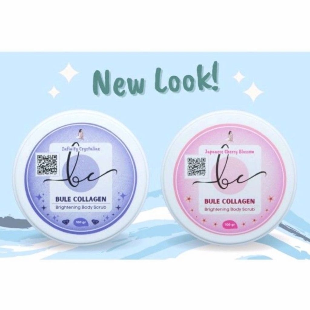 [READY] (KEMASAN BARU) BULE COLLAGEN BRIGHTENING BODY SCRUB BPOM ORIGINAL 100% (COD)