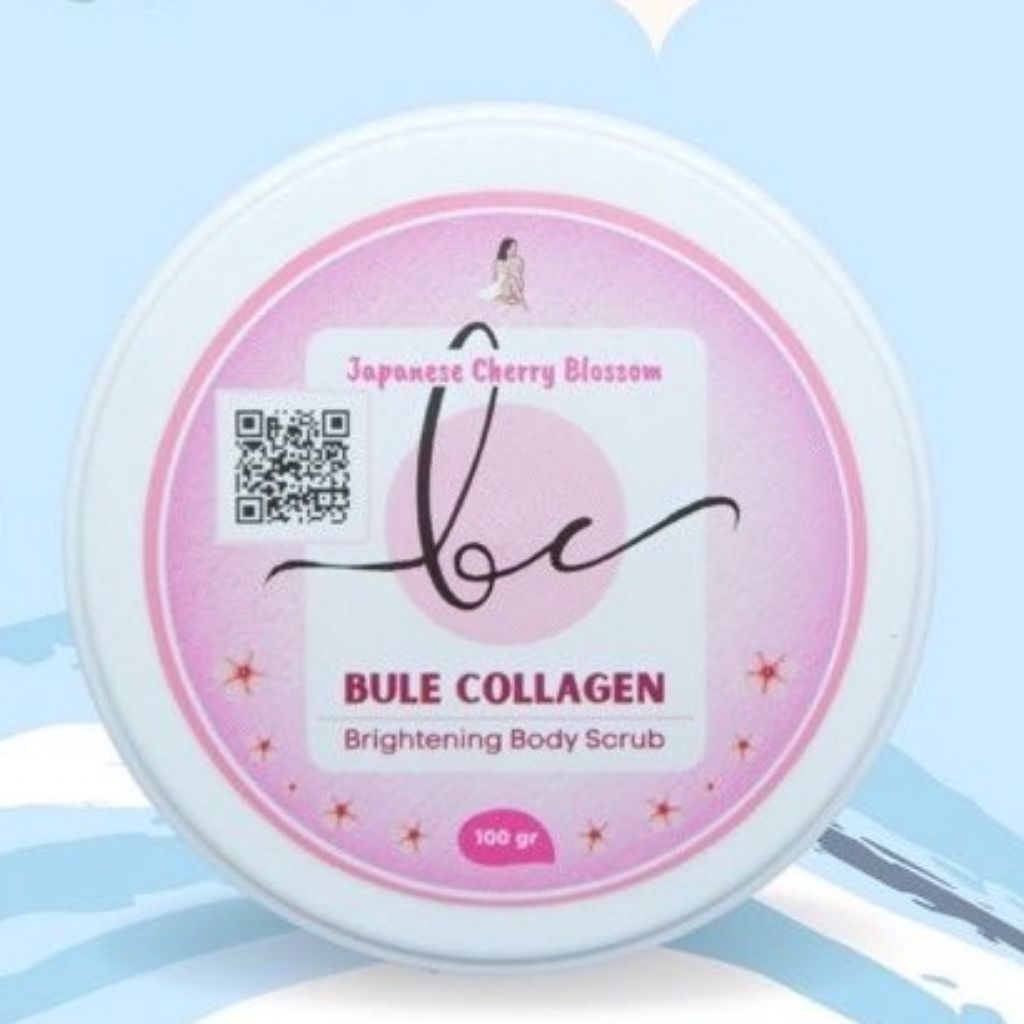 [FINALLY READY] BULE COLLAGEN SCRUB BRIGTHENING KEMASAN BARU JAPANESE CHERRY