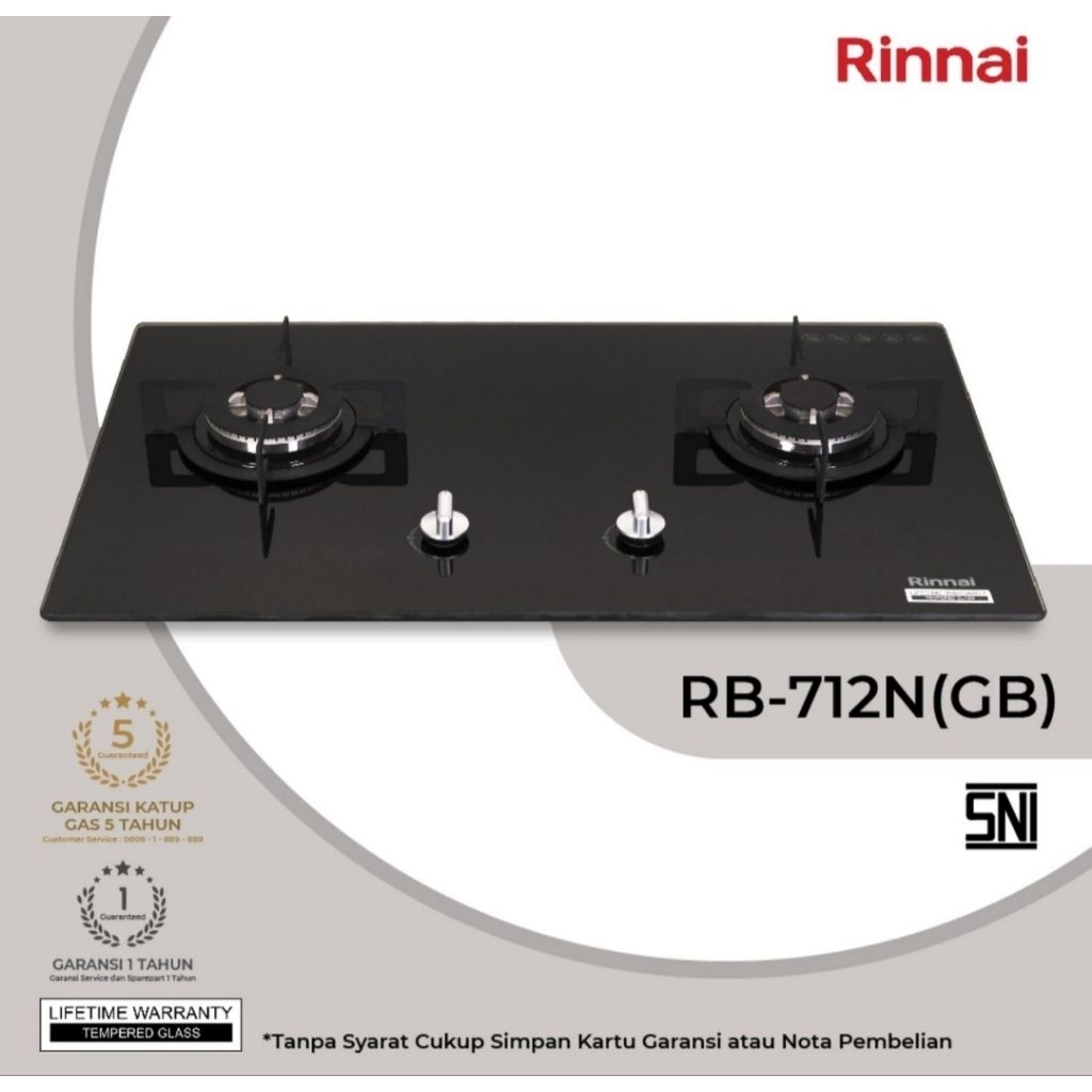 KOMPOR TANAM RINNAI 2 TUNGKU RI 712NGB