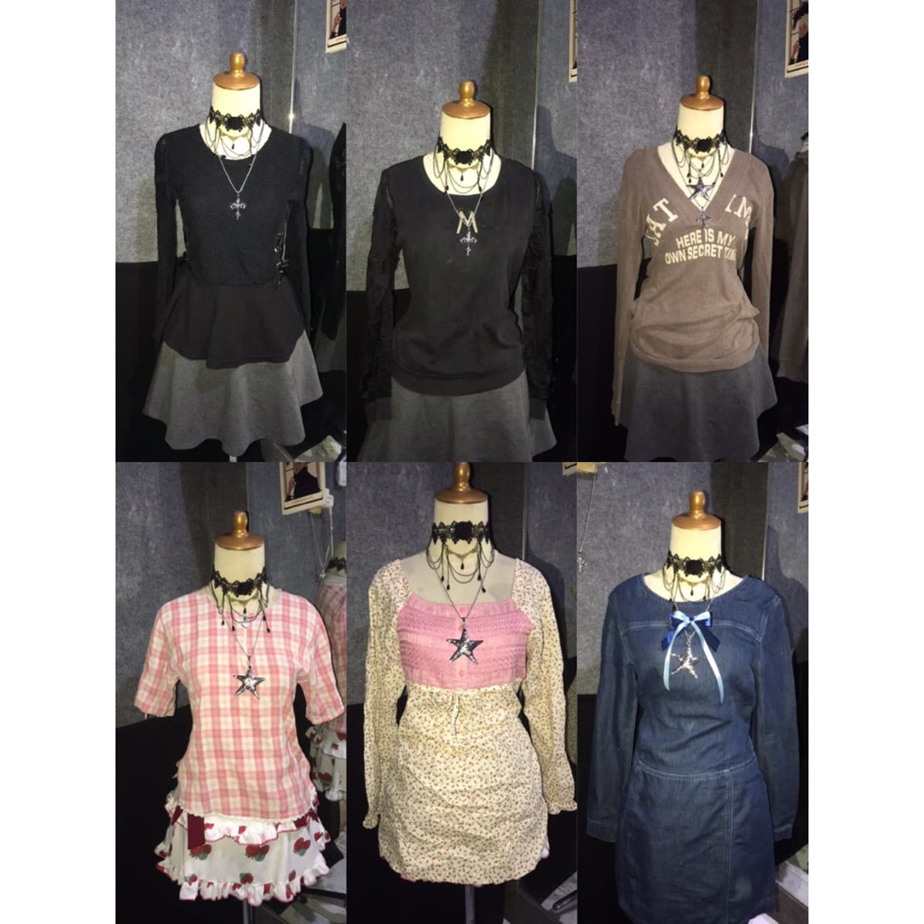 (Read Desk/BACA DESKRIPSI) harga+admin, vintage, gothic, sawako, morikei, fairy, Y2K, shoujo girl ou