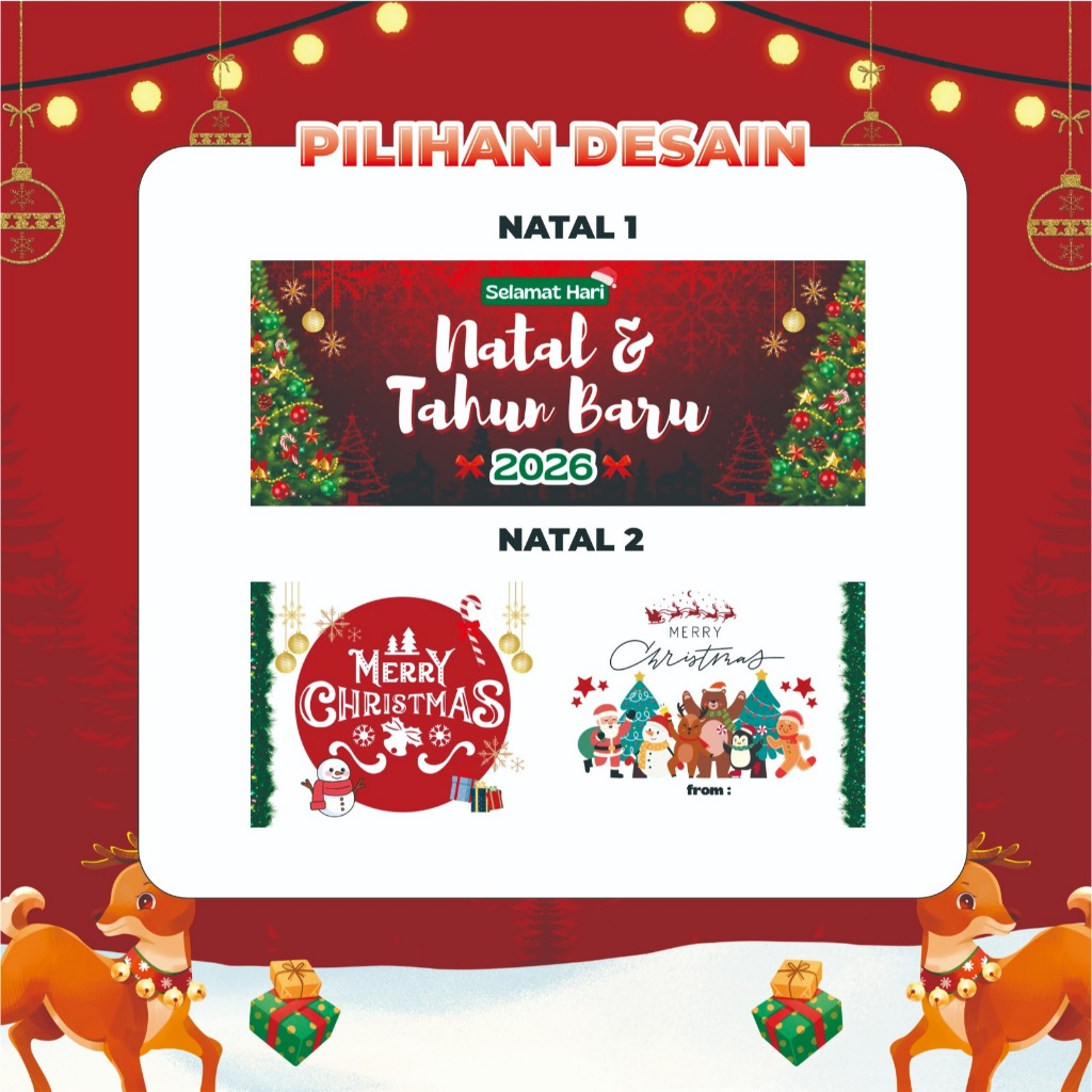Tokoku_Arya Mug Natal Edition Mug Christmas Custom Mug Natal Custom Mug Hampers Natal Mug Hadiah