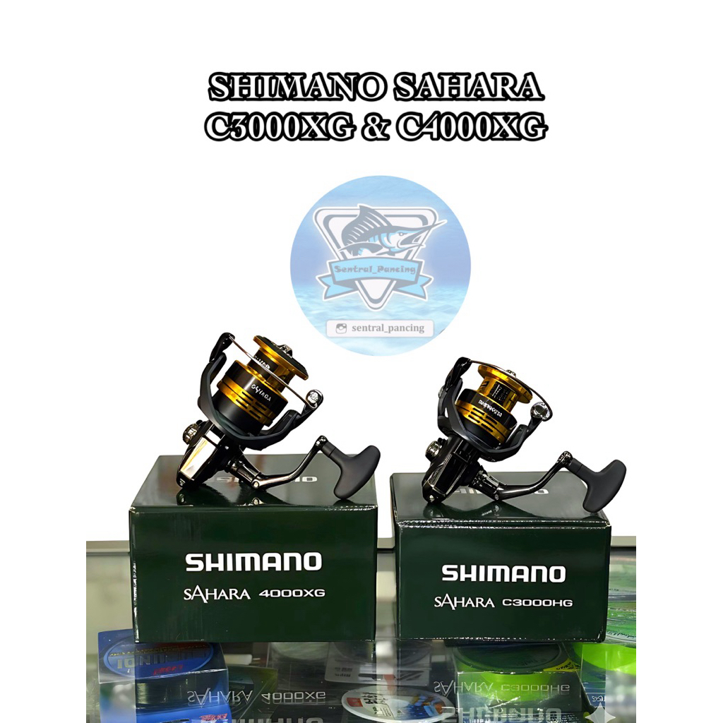 REEL PANCING SPINNING SHIMANO SAHARA 2022 C3000HG 4000XG