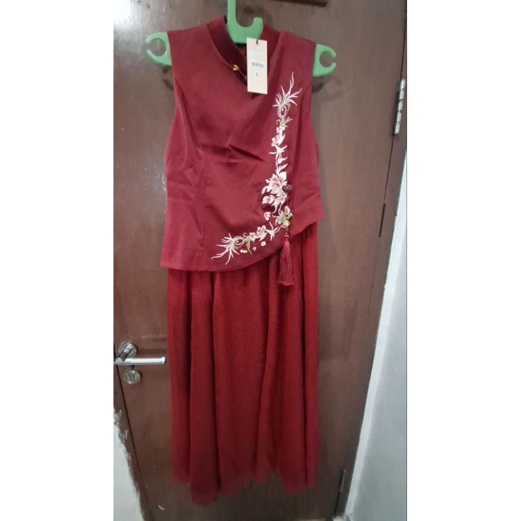 dress cheongsam wanita modern