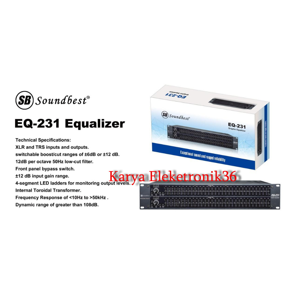 Equaliser Soundbest EQ 231 /EQ231 Original