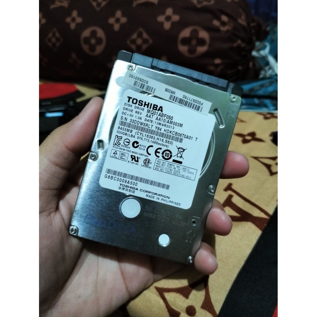 Hardisk Eksternal Toshiba 500Gb