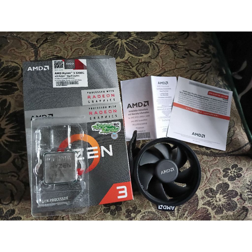 Ryzen 3 3200g+Mobo A520 AM4 Varro