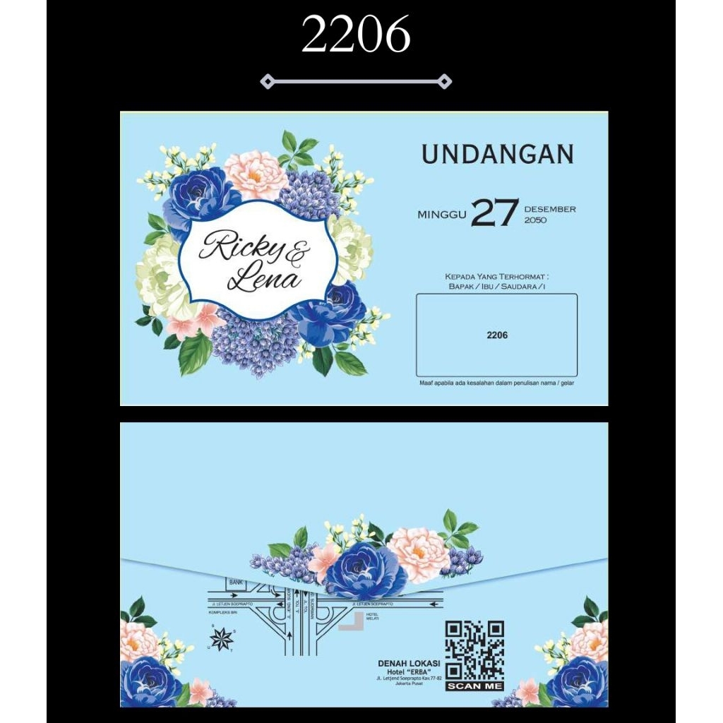 Blangko Undangan Erba 2206