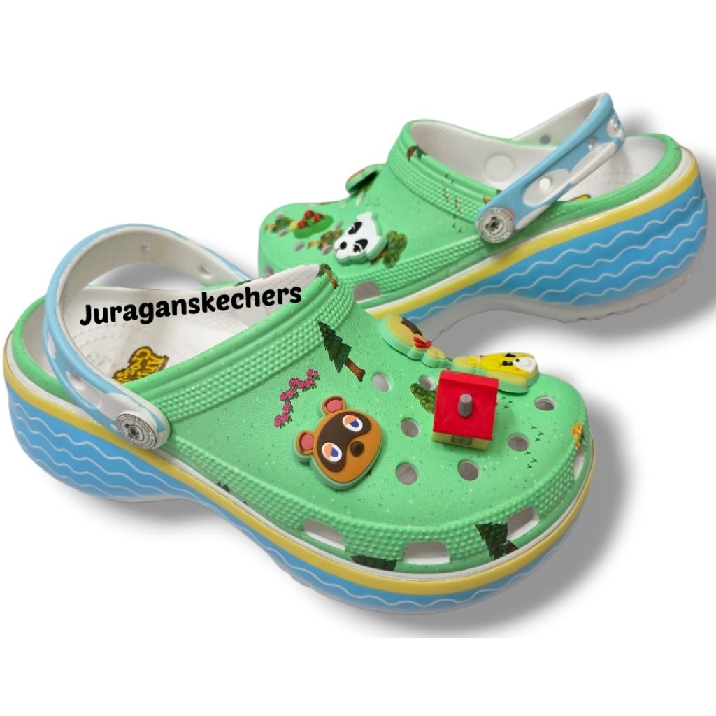 SANDAL CROCS PLATFORM ANIMALS/CROCS WANITA/SANDAL WANITA/CROCS PLATFORM