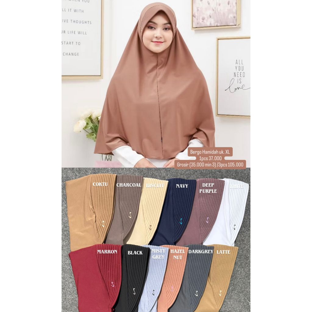 BERGO INSTAN HAMIDAH SIZE XL