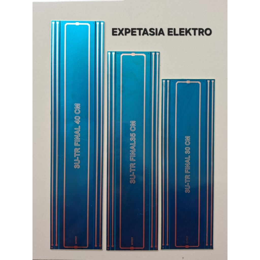 PCB FINAL Line/Garis 3U Pertinak Lebar 9 x 30 cm