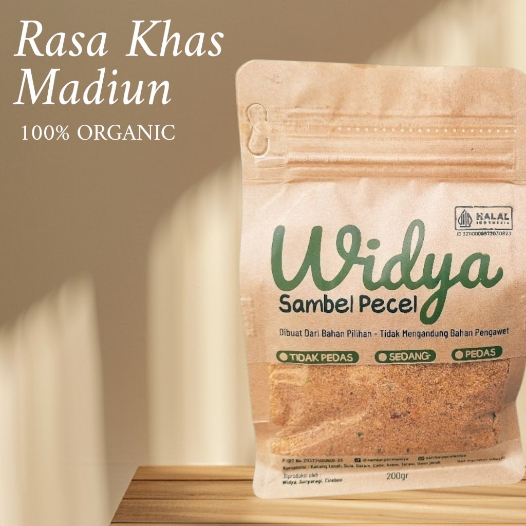 Sambel Pecel WIDYA Khas Madiun Berbentuk Bubuk Kering Tidak Berminyak