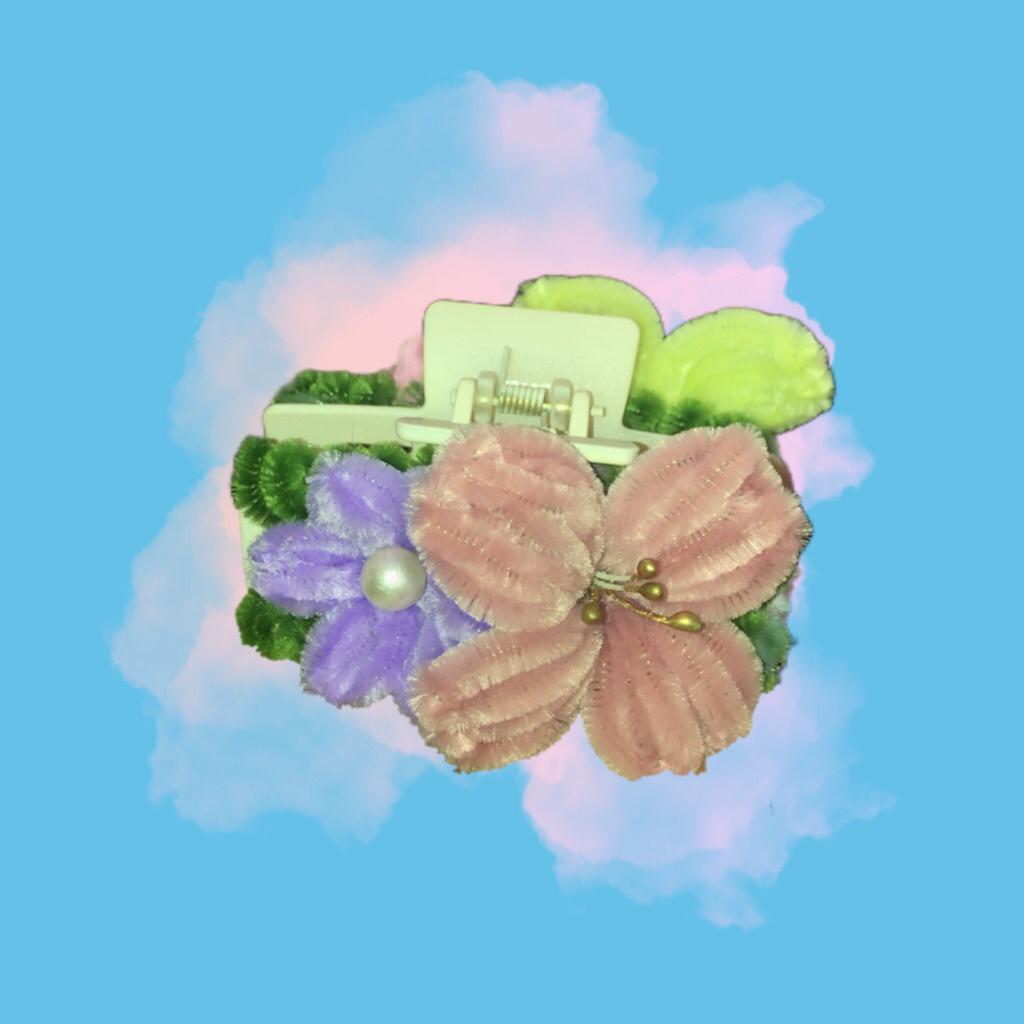 jeday pipe cleaner, jepitan rambut pipe cleaner, jepit jeday pipe cleaner