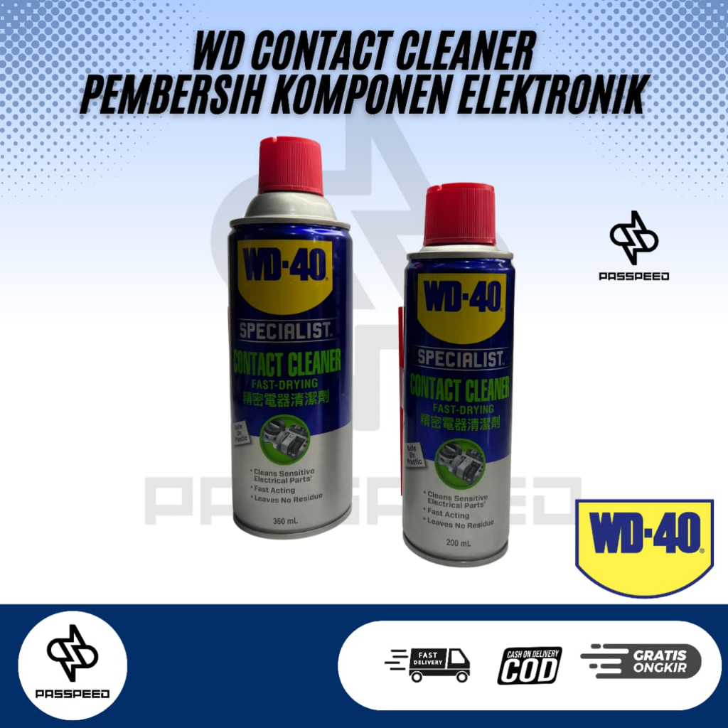 WD-40 CONTACT CLEANER PEMBERSIH PERALATAN ELEKTRONIK DAN KOMPONEN ELEKTRONIK WD40 CONTACT CLEANER