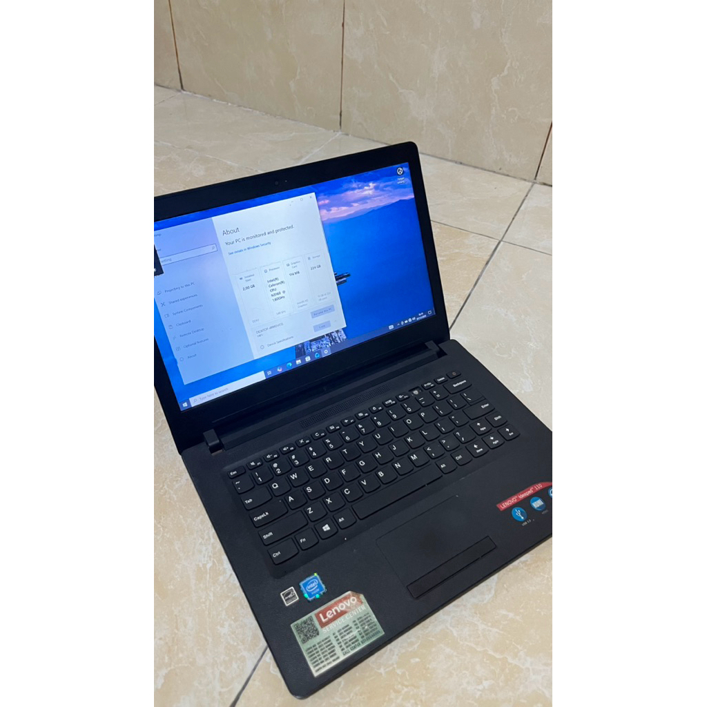 laptop lenovo ideapad 110 bekas