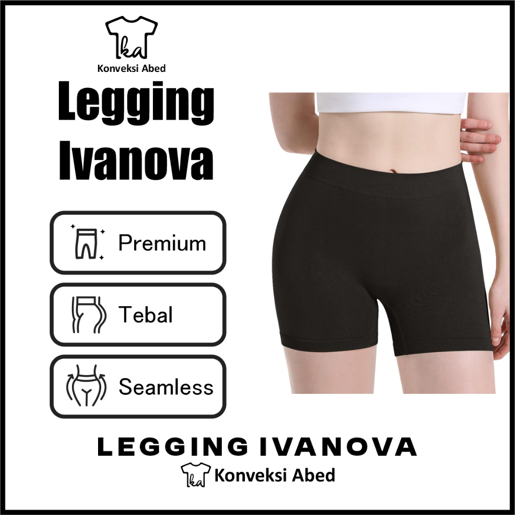 Legging Premium Karet Ivanova Nyaman Dipakai Body Fit