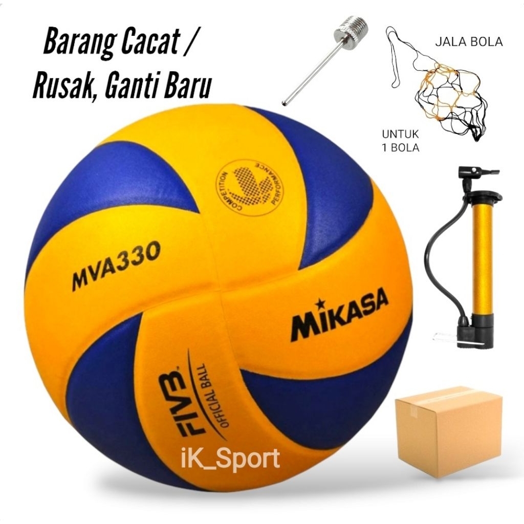 Bola Voli MIKASA MVA330 ORIGINAL.Bola Volley Mikasa Original.Bola Voli Original.Bola Voly Volly Size