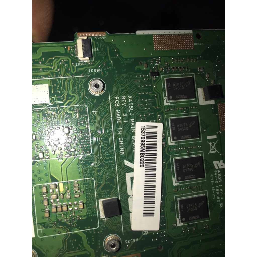 mainboard asus x455LJ pin lcd 30 pin