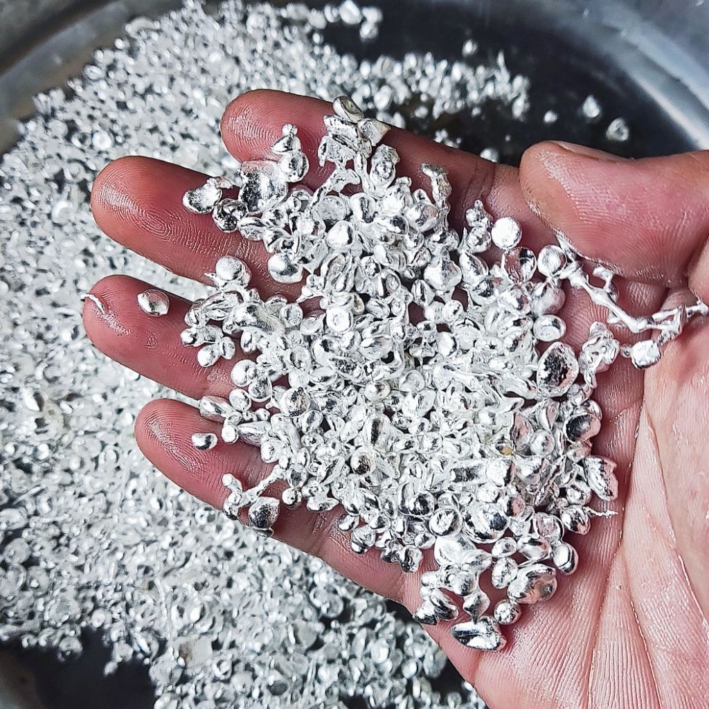 perak murni granule 999  asli silver 1gr