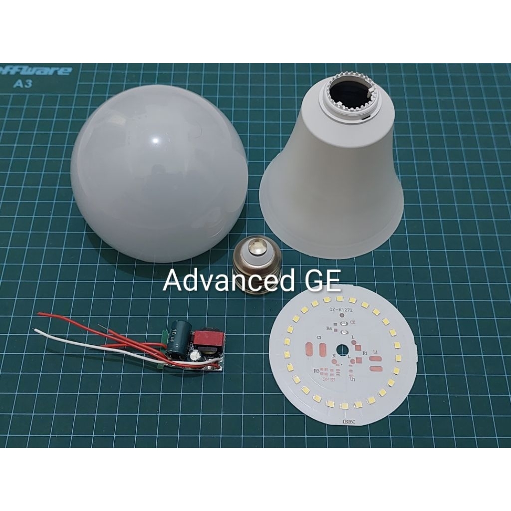 PCB Lampu Led AC DC 25W Paket Rakitan