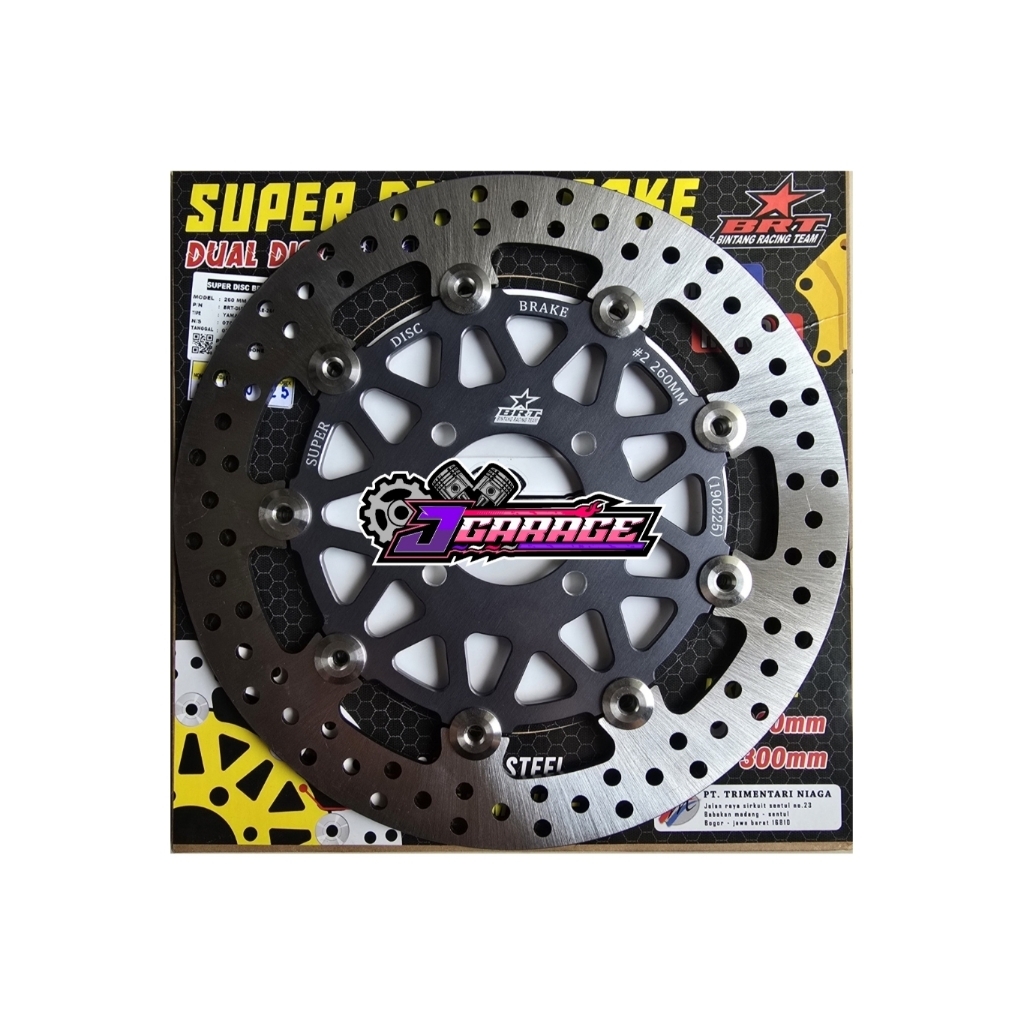 Piringan Rem BRT - 300mm / 260mm - Yamaha Honda  - Disc Brake / Piringan Cakram