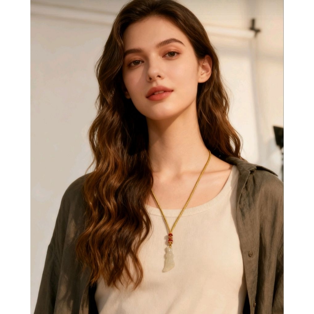 Kalung LDG Libyan Desert Glass Cantik dan Elegan