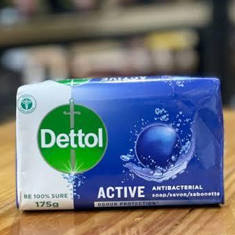 Sabun batangan Dettol Bar Soap 60grm  Varian active Sabun Dettol Batang 60grm anti bau anti bakteria