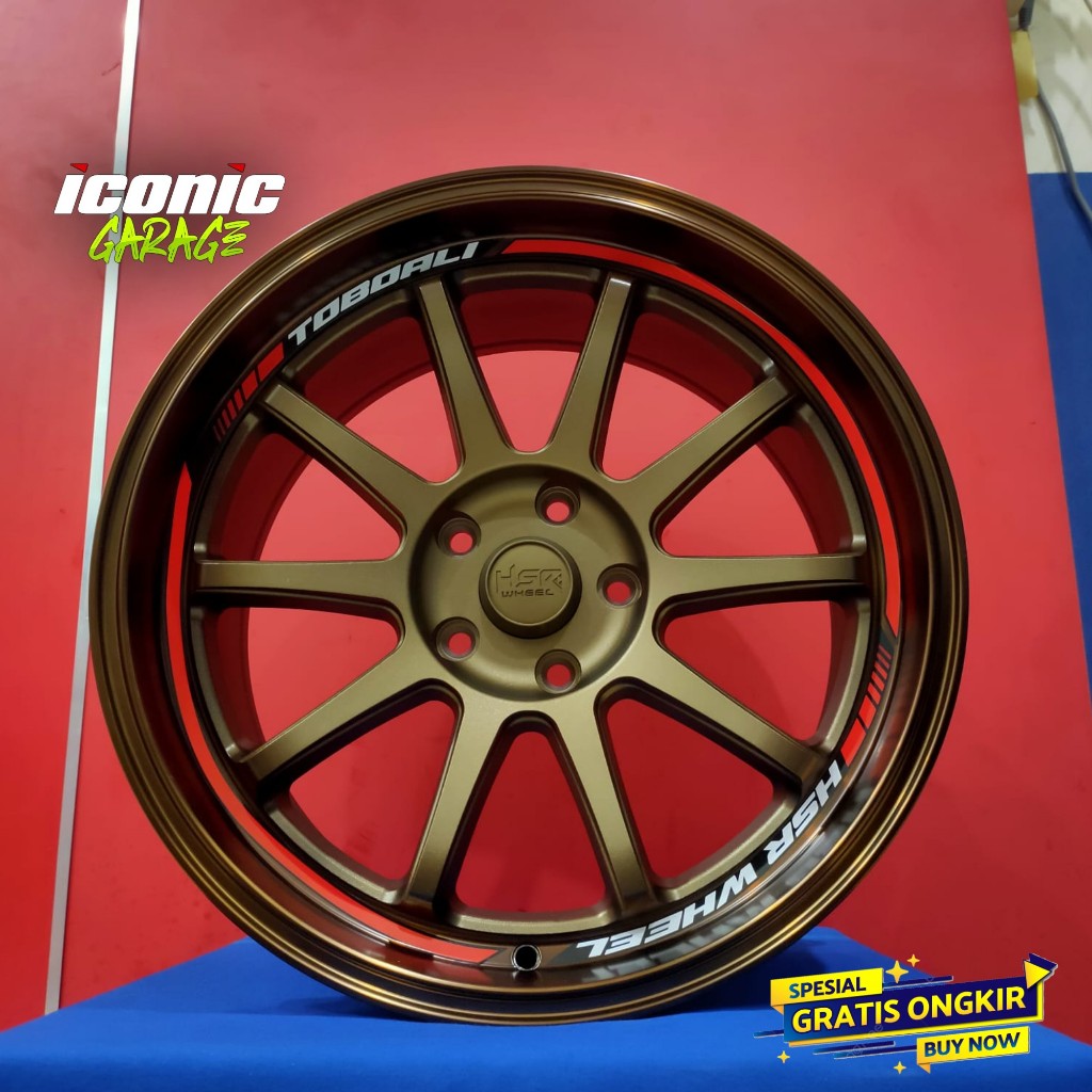 PELANG/VELG HSR RING 17 TOBOALI UNTUK INNOVA. WRV. CRV. HRV
