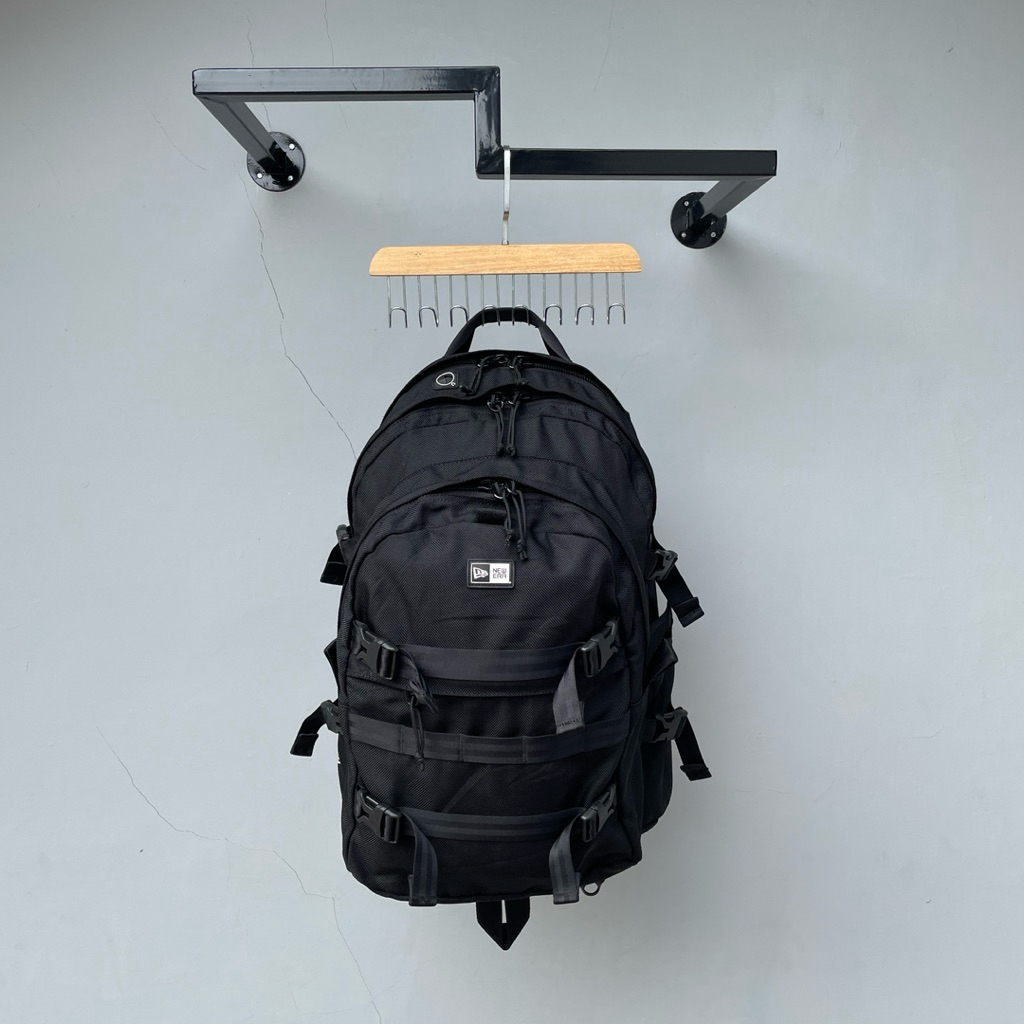 New Era 35L Black Carrier Backpack Tas Ransel