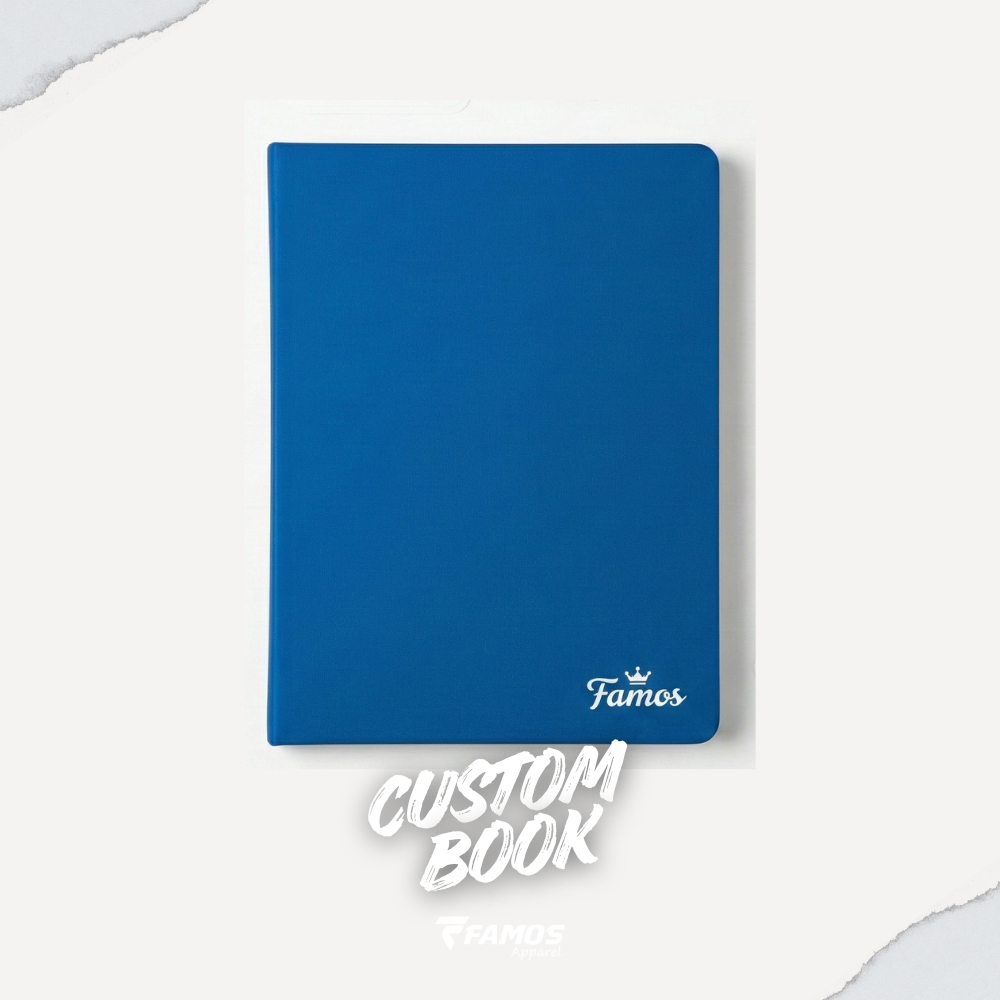 Buku Catatan Custom - Jurnal Agenda Harian Polos / Garis