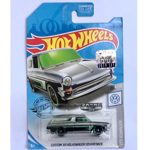 HOT WHEELS - CUSTOM 69 VOLKSWAGEN SQUAREBACK   ZAMAC