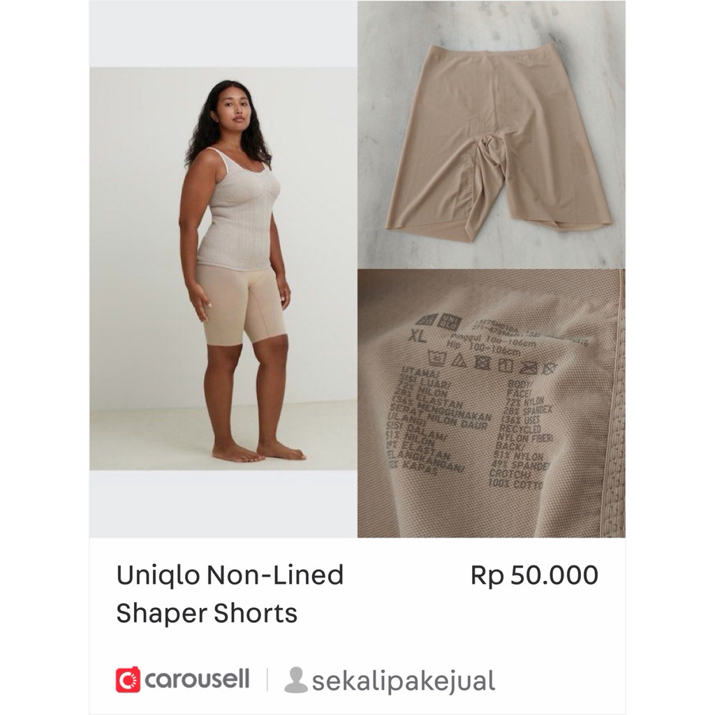 Uniqlo Non-Lined Shaper Shorts