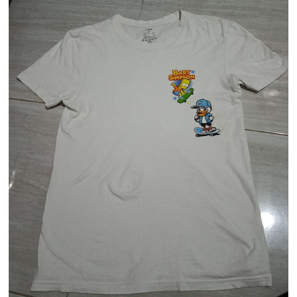 kaos tshirt bart simpson dan Peanuts uniqlo