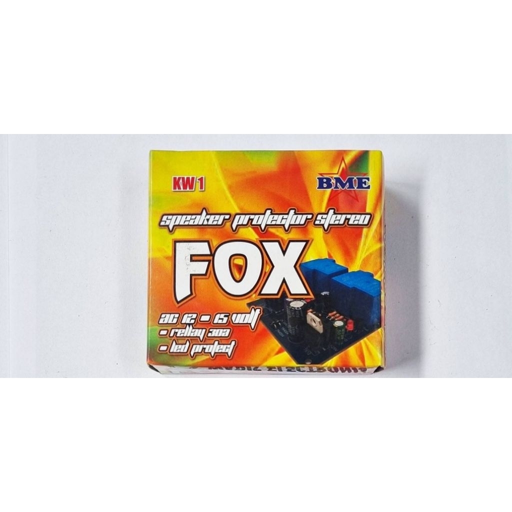 Speaker Protektor Stereo Fox 30A Double Relay
