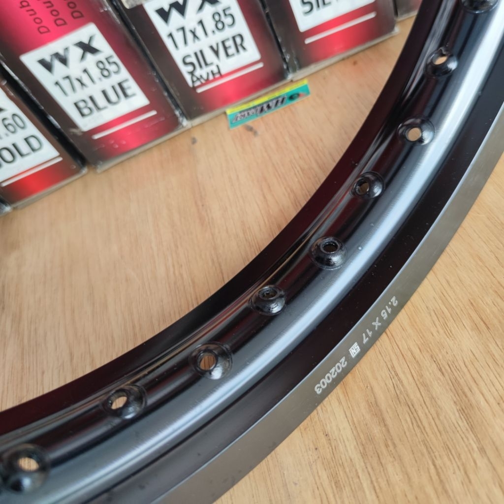 VELG TDR WX 140 160 185 215 RING 17 Hitam Gold Silver Blue Biru Black