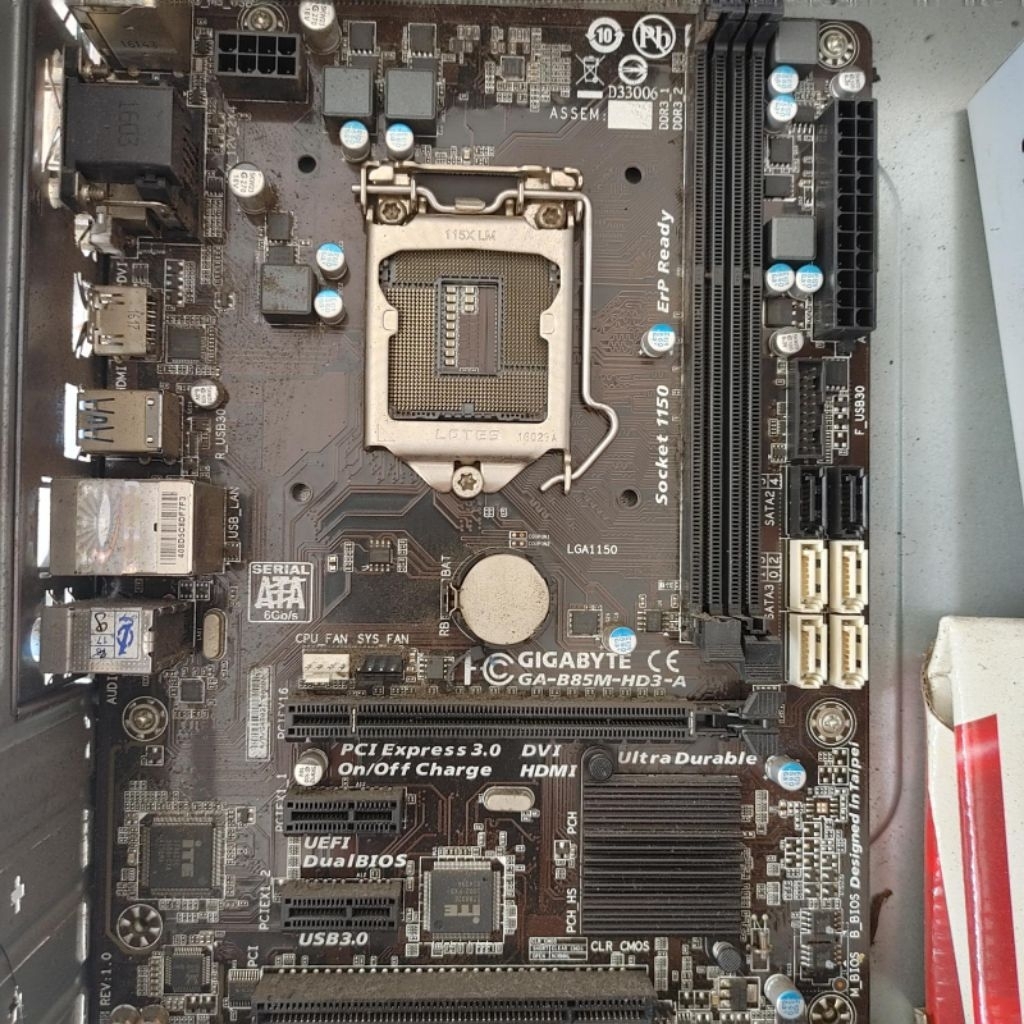 Motherboard Intel 1150 haswel gen4 GIGABYTE B85M-HD3