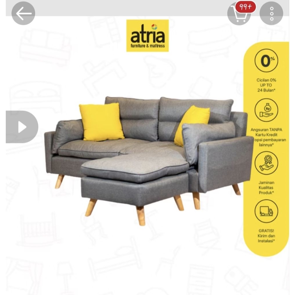 DIJUAL SOFA ATRIA